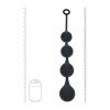 Silicone Waterdrop Anal Balls - XL - 50mm - Black